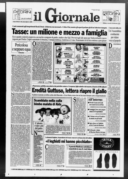 Il giornale : quotidiano del mattino